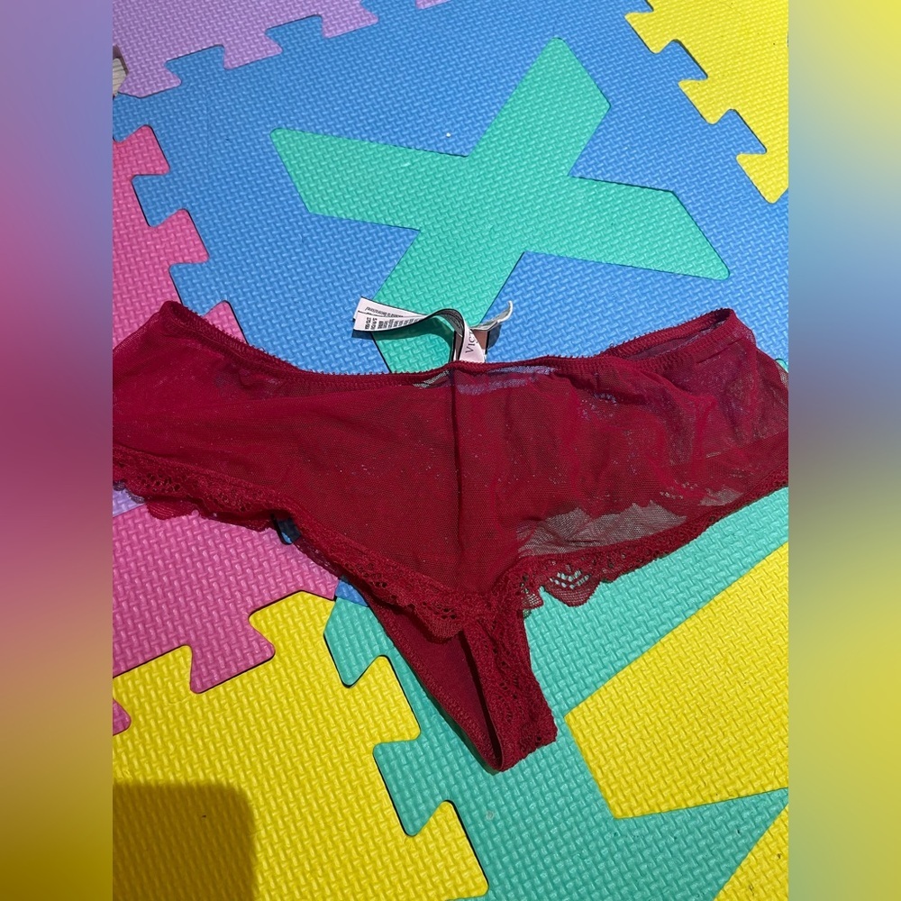 Victoria's Secret Red Lace Panties